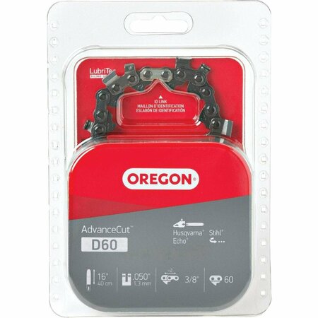OREGON CUTTING Oregon AdvanceCut 16 In. 60 Drive Link Chainsaw Chain D60